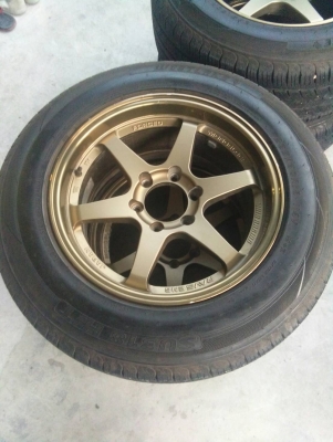 TE37 18X9 ยางปี0717