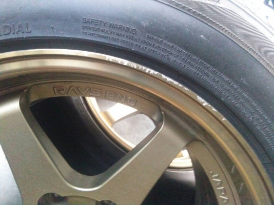 TE37 18X9 ยางปี0717