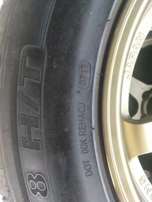 TE37 18X9 ยางปี0717