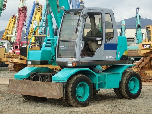 KOBELCO SK100W รถนำเข้าตรงจากญี่ปุ่น มาถึงพีซีซี เทรดเดอร์ เร็ว ๆ นี้
