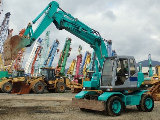 KOBELCO SK100W รถนำเข้าตรงจากญี่ปุ่น มาถึงพีซีซี เทรดเดอร์ เร็ว ๆ นี้
