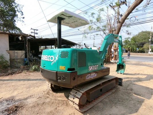 ขายรถขุดแบคโฮ KOBELCO SK027 ขนาดเทียบเท่าPc30 รถเก่านอกแท้100\% (เครื่องแน่น ระบบไว แทรคเหล็ก) รถพร้อมใช้งาน เอกสารใบอินวอยครบ              ????ราคา 290,000 ต่อรองได้???? ☎️ติดต่อ 096-3268553 (สถิตย์พันธ์) ????ID LINE 0963268553 ร้านรุ่งเจริญแทรกเตอร์ อำเภ