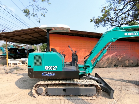 ขายรถขุดแบคโฮ KOBELCO SK027 ขนาดเทียบเท่าPc30 รถเก่านอกแท้100\% (เครื่องแน่น ระบบไว แทรคเหล็ก) รถพร้อมใช้งาน เอกสารใบอินวอยครบ              ????ราคา 290,000 ต่อรองได้???? ☎️ติดต่อ 096-3268553 (สถิตย์พันธ์) ????ID LINE 0963268553 ร้านรุ่งเจริญแทรกเตอร์ อำเภ