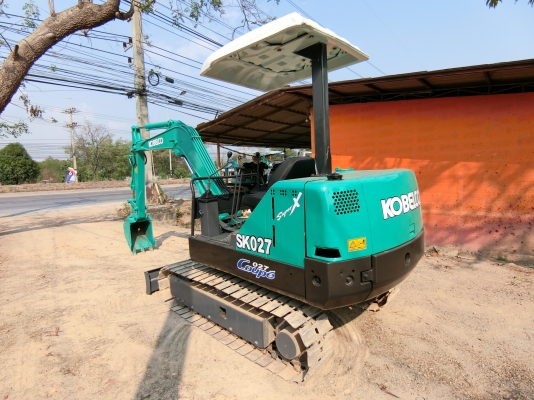 ขายรถขุดแบคโฮ KOBELCO SK027 ขนาดเทียบเท่าPc30 รถเก่านอกแท้100\% (เครื่องแน่น ระบบไว แทรคเหล็ก) รถพร้อมใช้งาน เอกสารใบอินวอยครบ              ????ราคา 290,000 ต่อรองได้???? ☎️ติดต่อ 096-3268553 (สถิตย์พันธ์) ????ID LINE 0963268553 ร้านรุ่งเจริญแทรกเตอร์ อำเภ