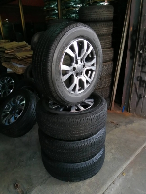 Ford Ranger ขอบ18 6รู พร้อมยาง BRIDGESTONE DUELER 840ปี 18 Ford Ranger ขอบ18 6รู พร้อมยาง BRIDGESTONE DUELER 840ปี 18