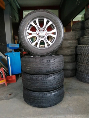 Ford Ranger ขอบ18 6รู พร้อมยาง BRIDGESTONE DUELER 840ปี 18 Ford Ranger ขอบ18 6รู พร้อมยาง BRIDGESTONE DUELER 840ปี 18