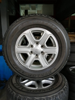 Ford Ranger ขอบ17  6รู พร้อมยาง Dunlop AT22 ปี 13