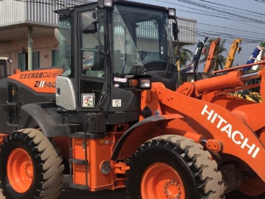ขายรถตักล้อยาง HITACHI ZW140-5B (เท่าเทียบ WA200-7) ปี 2015 นำเข้าเองจากญี่ปุ่น สภาพสวยพร้อมใช้ มีVDOการทำงานครับ