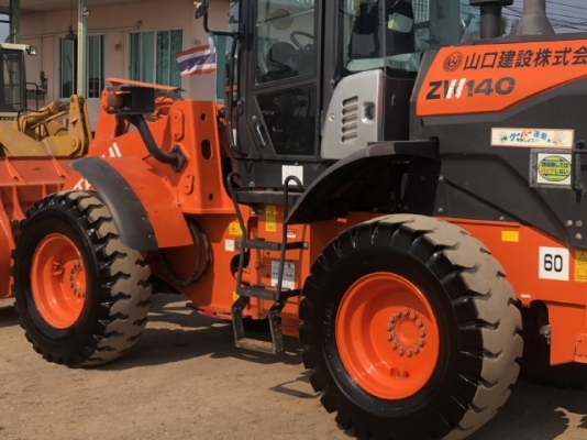 ขายรถตักล้อยาง HITACHI ZW140-5B (เท่าเทียบ WA200-7) ปี 2015 นำเข้าเองจากญี่ปุ่น สภาพสวยพร้อมใช้ มีVDOการทำงานครับ