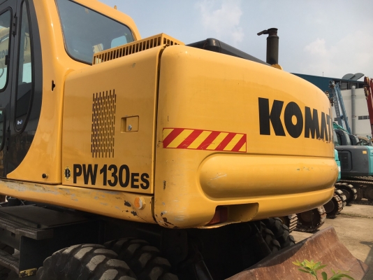 Komatsu PW130ES-6K รถขุดล้อยาง นำเข้าจากญี่ปุ่น โทร. 080-6565422 (หนิง)