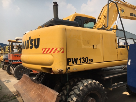 Komatsu PW130ES-6K รถขุดล้อยาง นำเข้าจากญี่ปุ่น โทร. 080-6565422 (หนิง)