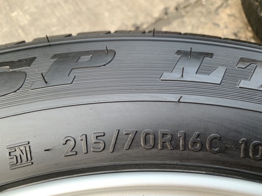 ล้อแม็กป้ายแดง ISUZU D-MAX Blue Power ขอบ 16 พร้อมยางใหม่ป้ายแดง 215-70-16 Dunlop แม็กสวย ยางใหม่กริ๊บๆ