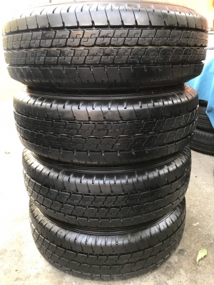 ล้อกะทะขอบ 15 พร้อมยางป้ายแดงปี 18