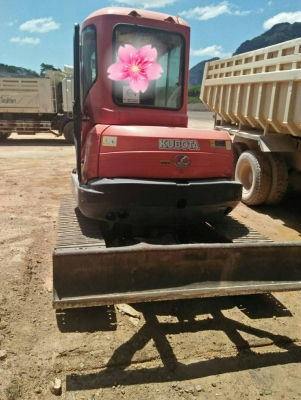 ขายแบคโฮ KUBOTA KX1613 ปี2556 ไฟเต็มเล่มทะเบียนพร้อมโอน
