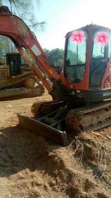 ขายแบคโฮ KUBOTA KX1613 ปี2556 ไฟเต็มเล่มทะเบียนพร้อมโอน