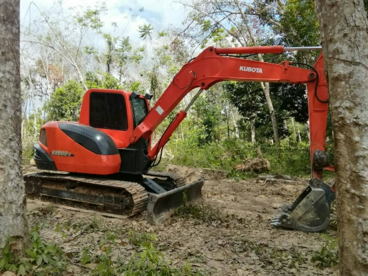 มี VDO ให้ชม.KUBOTA KX080-3 เอกสารเล่ม ไมล์ 22O0 ชม.ราคา 790000