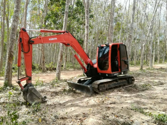 KUBOTA KX080-3 เอกสารเล่ม ไมล์ 22O0 ชม.ราคา 790000