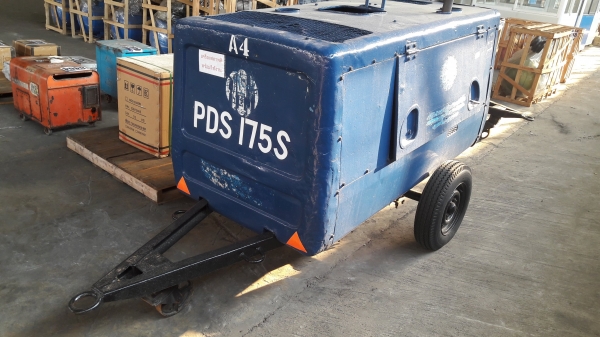 ขายเครื่องปั๊มลม แบบลากจูง Airman PDS175S # ขนาด 7 บาร์ 175cfm เครื่อง ISUZU C240 สภาพดี พร้อมใช้ 110000 บาท โทร084-5424150