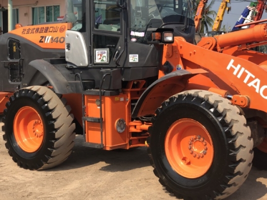 ขายรถตักล้อยาง HITACHI ZW140-5B (เท่าเทียบ WA200-7) ปี 2015 นำเข้าเองจากญี่ปุ่น สภาพสวยพร้อมใช้ มีVDOการทำงานครับ ขายรถตักล้อยาง HITACHI ZW140-5B (เท่าเทียบ WA200-7) ปี 2015 นำเข้าเองจากญี่ปุ่น สภาพสวยพร้อมใช้ มีVDOการทำงานครับ