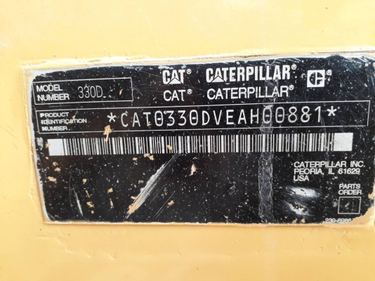 ขายรถแมคโคร CAT 330D สภาพสวยพร้อมใช้งาน