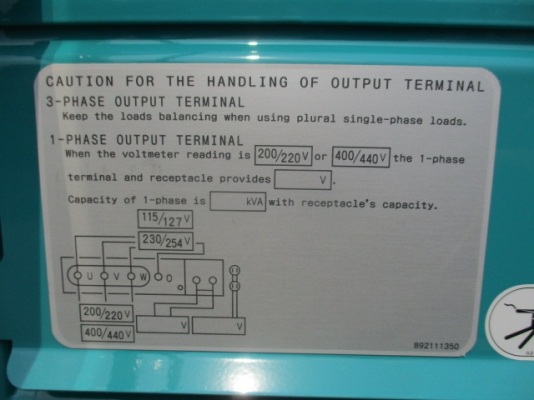 ขายเครื่องปั่นไฟ 25KVA  DENYO DCA-25ESI ของใหม่ สนใจติดต่อ อำพล 090-9694506 / 080-3031241