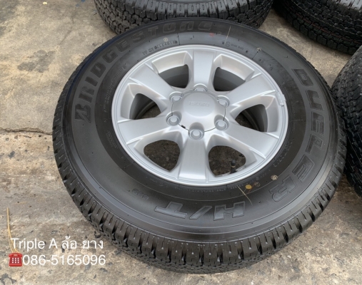 ล้อแม็กป้ายแดง ISUZU D-MAX Blue Power ขอบ 16 พร้อมยางป้ายแดง Bridgestone 245-70-16 ปลายปี 18 สวยกริ๊บ ใหม่ๆ