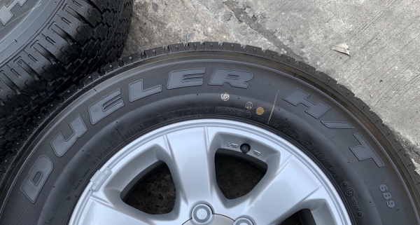 ล้อแม็กป้ายแดง ISUZU D-MAX Blue Power ขอบ 16 พร้อมยางป้ายแดง Bridgestone 245-70-16 ปลายปี 18 สวยกริ๊บ ใหม่ๆ