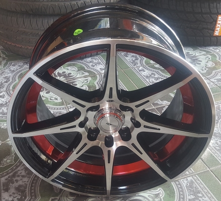 ล้อใหม่ขอบ15 HOF 4รู100-114 พร้อมยาง\% 4 ล้อ ล้อใหม่ขอบ15 HOF 4รู100-114 พร้อมยาง\% 4 ล้อ