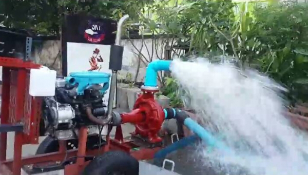 เครื่องสูบนํ้าประกอบใหม่พร้อมใช้งาน เครื่องยนต์ ISUZU  c223 เครื่อง 2200 CC 75 แรงม้า