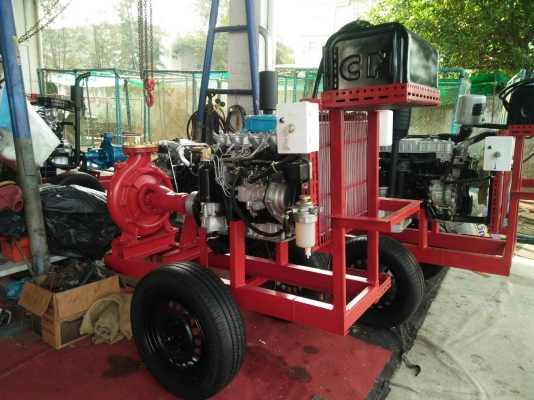 เครื่องสูบนํ้าประกอบใหม่พร้อมใช้งาน เครื่องยนต์ ISUZU  c223 เครื่อง 2200 CC 75 แรงม้า