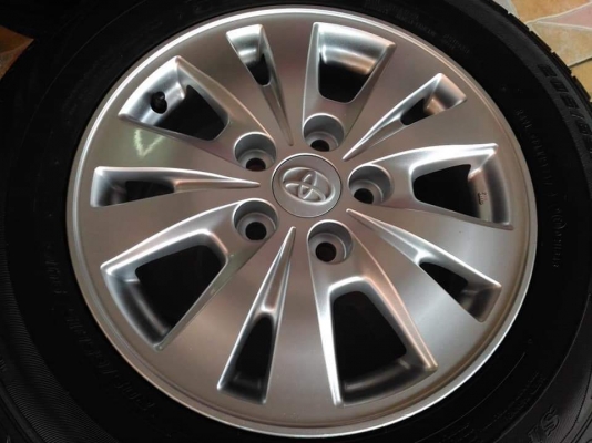 ล้อแม็ก Toyota Innova ขอบ 15 พร้อมยาง Dunlop LM704 205 65 15 ปี 17 ทั้งชุด 6,900.- เทิร์นได้ใส่ฟรี รับบัตรเครดิต ส่งทั่วไทยค่ะ ล้อแม็ก Toyota Innova ขอบ 15 พร้อมยาง Dunlop LM704 205 65 15 ปี 17 ทั้งชุด 6,900.- เทิร์นได้ใส่ฟรี รับบัตรเครดิต ส่งทั่วไทยค่ะ