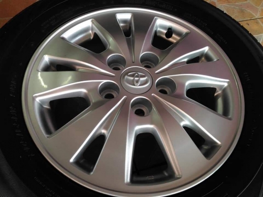 ล้อแม็ก Toyota Innova ขอบ 15 พร้อมยาง Dunlop LM704 205 65 15 ปี 17 ทั้งชุด 6,900.- เทิร์นได้ใส่ฟรี รับบัตรเครดิต ส่งทั่วไทยค่ะ ล้อแม็ก Toyota Innova ขอบ 15 พร้อมยาง Dunlop LM704 205 65 15 ปี 17 ทั้งชุด 6,900.- เทิร์นได้ใส่ฟรี รับบัตรเครดิต ส่งทั่วไทยค่ะ