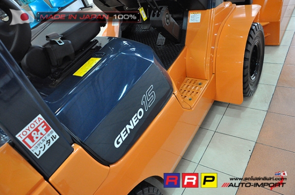 ขายรถโฟล์คลิฟท์มือสอง TOYOTA รุ่น 7FD15-18053 นำเข้าจากประเทศญี่ปุ่น 100\% ไม่เคยใช้งานในไทย ขายรถโฟล์คลิฟท์มือสอง TOYOTA รุ่น 7FD15-18053 นำเข้าจากประเทศญี่ปุ่น 100\% ไม่เคยใช้งานในไทย