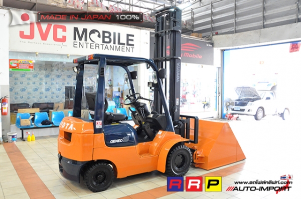 ขายรถโฟล์คลิฟท์มือสอง TOYOTA รุ่น 7FD15-18053 นำเข้าจากประเทศญี่ปุ่น 100\% ไม่เคยใช้งานในไทย ขายรถโฟล์คลิฟท์มือสอง TOYOTA รุ่น 7FD15-18053 นำเข้าจากประเทศญี่ปุ่น 100\% ไม่เคยใช้งานในไทย