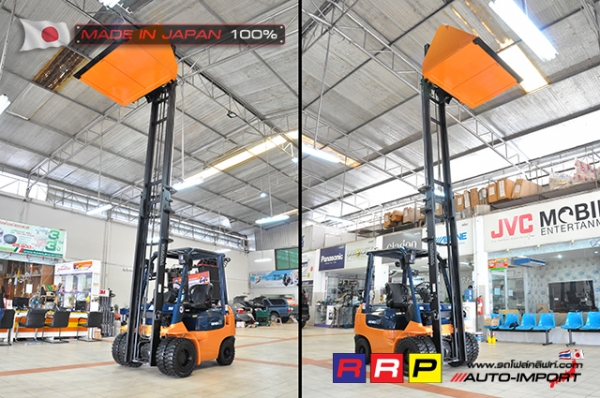 ขายรถโฟล์คลิฟท์มือสอง TOYOTA รุ่น 7FD15-18053 นำเข้าจากประเทศญี่ปุ่น 100\% ไม่เคยใช้งานในไทย ขายรถโฟล์คลิฟท์มือสอง TOYOTA รุ่น 7FD15-18053 นำเข้าจากประเทศญี่ปุ่น 100\% ไม่เคยใช้งานในไทย