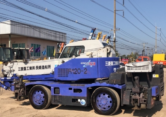 ขายรถเครน TADANO GR120N-2 (ขนาด 12 ตัน) ปี 2008 นำเข้าเองจากญี่ปุ่น สภาพสวยพร้อมใช้ มีVDOการทำงานครั