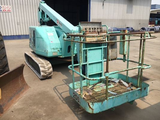 MAEDA HF090 รถกระเช้า บูมลิฟต์ สูง 9 เมตร นำเข้าจากญี่ปุ่น โทร. 080-6565422 (หนิง)