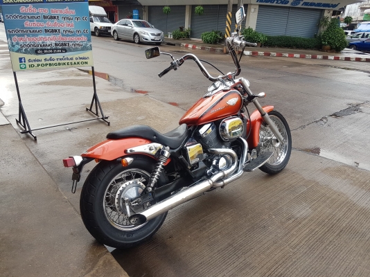 ขาย HONDA SHADOW SLASHER400 ปี2006 กุญแจชิฟ สีเดิม โครเมี่ยมเงา ท่อแต่ง แฮนด์โหน อินวอยส์ สรรพสามิตร