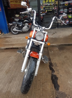 ขาย HONDA SHADOW SLASHER400 ปี2006 กุญแจชิฟ สีเดิม โครเมี่ยมเงา ท่อแต่ง แฮนด์โหน อินวอยส์ สรรพสามิตร