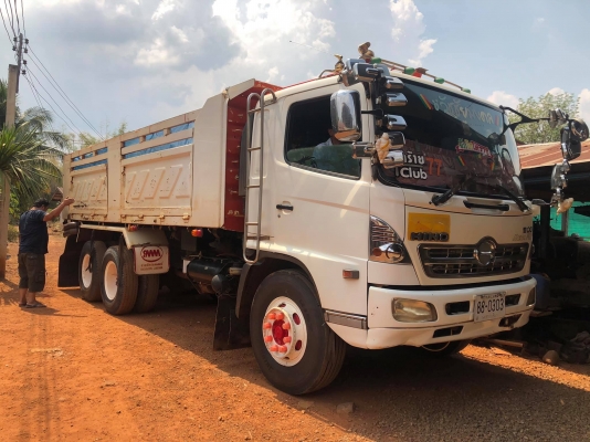 Hino Mega เครื่อง 260 แรง ปี 49 แม่เดี่ยวกระบะดัมพ์สามมิตร สวยเดิมพร้อมใช้งาน ทะเบียนพร้อม