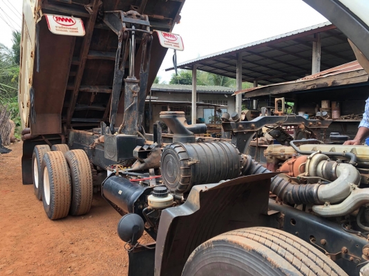 Hino Mega เครื่อง 260 แรง ปี 49 แม่เดี่ยวกระบะดัมพ์สามมิตร สวยเดิมพร้อมใช้งาน ทะเบียนพร้อม