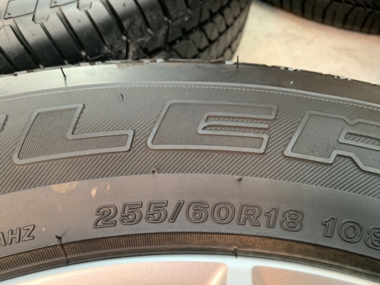 ล้อแม็ก NEW ISUZU D-MAX 1.9 Blue Power ขอบ 18 รุ่นใหม่ล่าสุด พร้อมยาง 255-60-18 Bridgestone ปลายปี 17 ดอกยางเต็มๆทุกเส้น