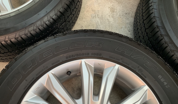 ล้อแม็ก NEW ISUZU D-MAX 1.9 Blue Power ขอบ 18 รุ่นใหม่ล่าสุด พร้อมยาง 255-60-18 Bridgestone ปลายปี 17 ดอกยางเต็มๆทุกเส้น