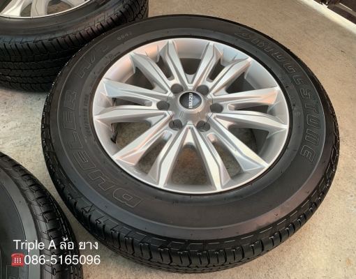 ล้อแม็ก NEW ISUZU D-MAX 1.9 Blue Power ขอบ 18 รุ่นใหม่ล่าสุด พร้อมยาง 255-60-18 Bridgestone ปลายปี 17 ดอกยางเต็มๆทุกเส้น