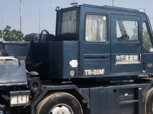 ขายรถเครน TADANO TR80M-1 (ขนาด 8 ตัน) ปี 1992 นำเข้าเองจากญี่ปุ่น สภาพสวยพร้อมใช้ มีVDOการทำงานครับ