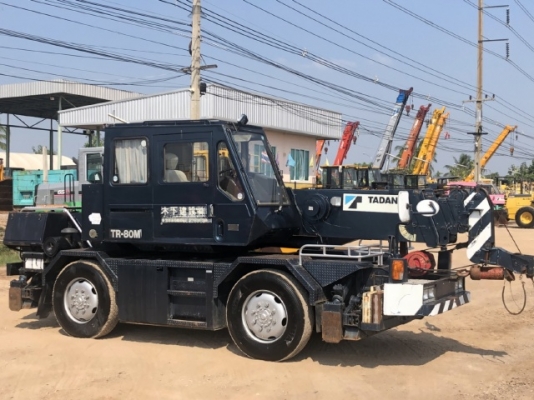 ขายรถเครน TADANO TR80M-1 (ขนาด 8 ตัน) ปี 1992 นำเข้าเองจากญี่ปุ่น สภาพสวยพร้อมใช้ มีVDOการทำงานครับ
