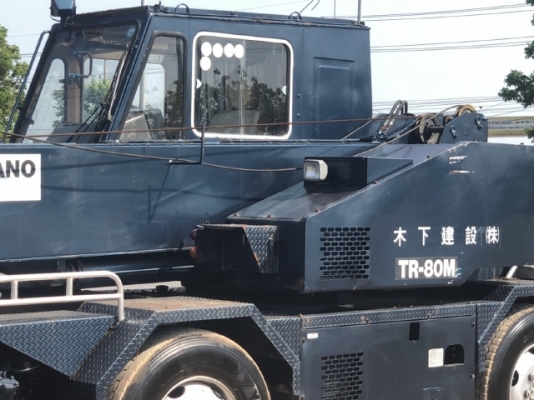 ขายรถเครน TADANO TR80M-1 (ขนาด 8 ตัน) ปี 1992 นำเข้าเองจากญี่ปุ่น สภาพสวยพร้อมใช้ มีVDOการทำงานครับ