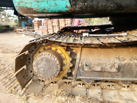 ขายรถแมคโค kobelco sk120 พร้อมแทนเลอร์10 ล้อ