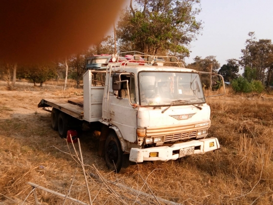 ขายรถแมคโค kobelco sk120 พร้อมแทนเลอร์10 ล้อ