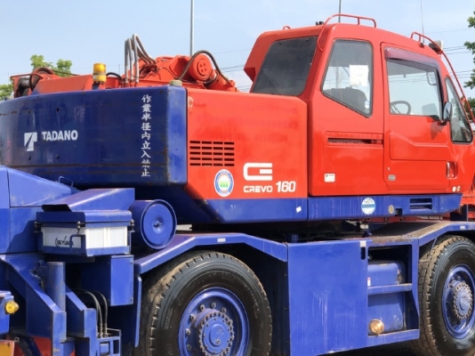 ขายรถเครน TADANO TR160M-3 (ขนาด 16 ตัน) ปี 2000 รถนอกนำเข้าจากญี่ปุ่น สภาพสวยพร้อมใช้ มีVDOการทำงานค